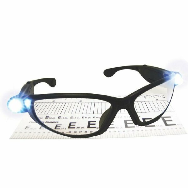 Sas Safety Lightcrafters LED Inspectors Readers Safety Glasses 5420-20